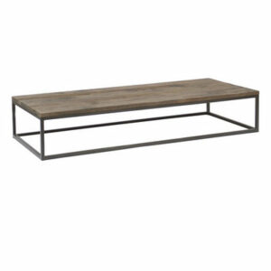 Mesa centro lagos rectangular olmo y hierro Mesa centro lagos rectangular olmo y hierro