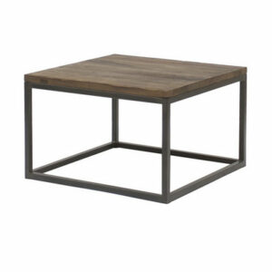 Mesa rincón lagos cuadrada olmo y hierro Mesa rincón lagos cuadrada olmo y hierro