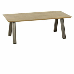 Mesa comedor madeira roble y hierro Mesa comedor madeira roble y hierro