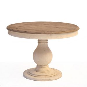 Mesa comedor portugal pino natural y blanco Mesa comedor portugal pino natural y blanco