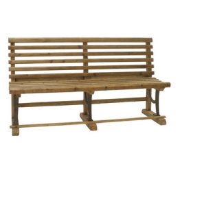 Banco downtown  pino natural y hierro s