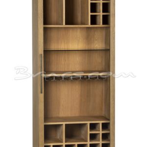 Mueble bar antares roble y hierro