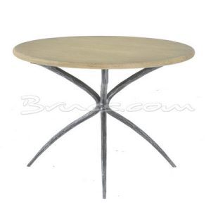 Mesa auxiliar jorge redonda roble antiguo Mesa auxiliar jorge redonda roble antiguo