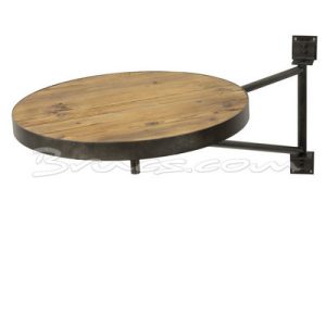 Mesa basculante akra pino con soporte hierro neg Mesa basculante akra pino con soporte hierro neg