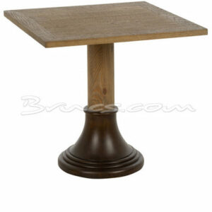 Mesa pubol cuadrada roble y pino Mesa pubol cuadrada roble y pino