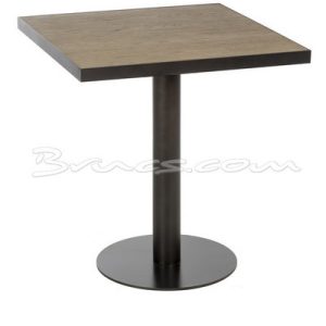 Mesa ksar cuadrada roble y hierro Mesa ksar cuadrada roble y hierro