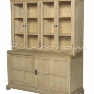 Vitrina pilos pino antiguo natural