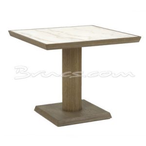 Mesa comedor kotronas cuad. marmolina y roble anti Mesa comedor kotronas cuad. marmolina y roble anti