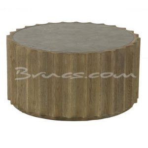 Mesa centro etilo roble antiguo y piedra Mesa centro etilo roble antiguo y piedra