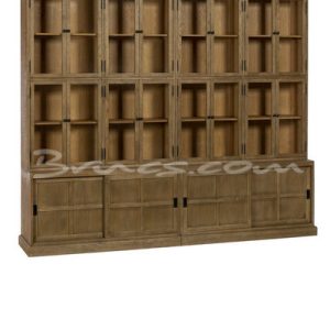 Vitrina pilos roble antiguo