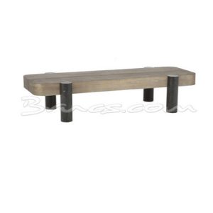 Mesa centro tetiaroa roble y piedra negra Mesa centro tetiaroa roble y piedra negra