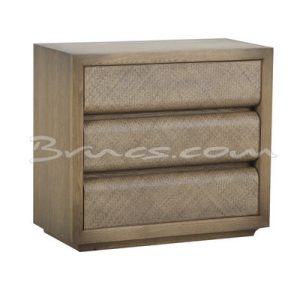 Cómoda vrisi roble antiguo y rattan Cómoda vrisi roble antiguo y rattan