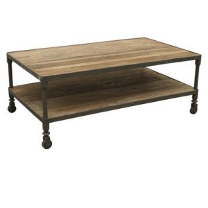 Mesa centro pq. rascafria olmo reciclado y hierro Mesa centro pq. rascafria olmo reciclado y hierro