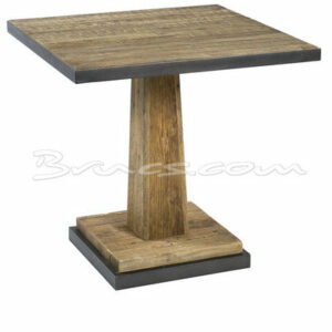 Mesa comedor leeds cuadrada  pino y hierro Mesa comedor leeds cuadrada  pino y hierro