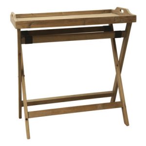 Bandeja con pie plegable yumco pino antiguo Bandeja con pie plegable yumco pino antiguo