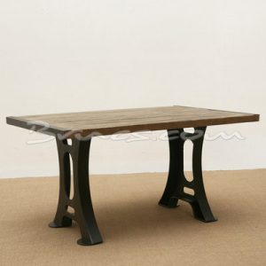 Mesa cavan roble natural y hierro Mesa cavan roble natural y hierro