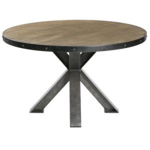 Mesa comedor tibet pino natural y hierro m Mesa comedor tibet pino natural y hierro m