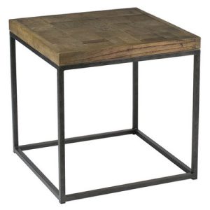 Mesa rincón soller olmo rústico y hierro Mesa rincón soller olmo rústico y hierro