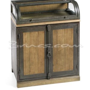 Mostrador formentor hierro galvanizado, pino