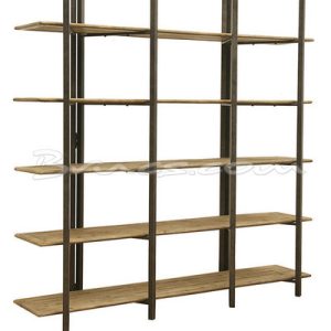 Estantería adrar pino y hierro con 5 estantes. Estantería adrar pino y hierro con 5 estantes.