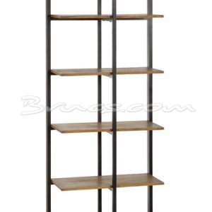 Estantería sortland roble y hierro Estantería sortland roble y hierro