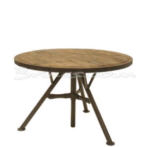 Mesa comedor akudia pino antiguo y hierro Mesa comedor akudia pino antiguo y hierro