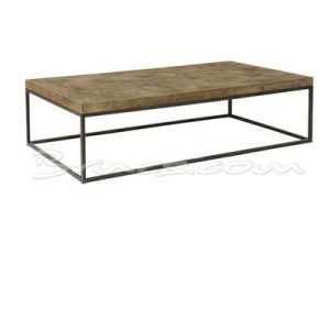 Mesa centro soller rect. olmo rústico y hierro Mesa centro soller rect. olmo rústico y hierro