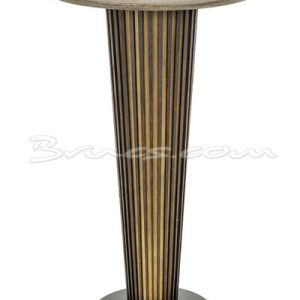 Mesa alta red. logan roble y latón Mesa alta red. logan roble y latón