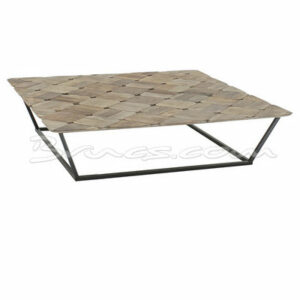 Mesa centro hagar gr. olmo y hierro Mesa centro hagar gr. olmo y hierro