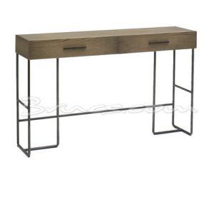 Consola sirsa gr. roble y hierro Consola sirsa gr. roble y hierro