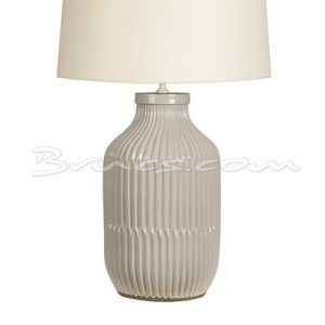 Lámpara ridge cerámica blanca sin pantalla Lámpara ridge cerámica blanca sin pantalla