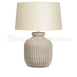 Lámpara ridge cerámica blanca sin pantalla Lámpara ridge cerámica blanca sin pantalla