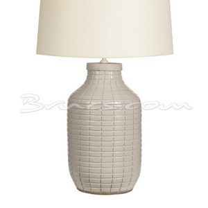 Lámpara neochori cerámica blanca c/ cuadros sin pa Lámpara neochori cerámica blanca c/ cuadros sin pa