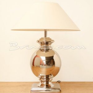 Lámpara kapeleto aluminio plateado sin pantalla Lámpara kapeleto aluminio plateado sin pantalla