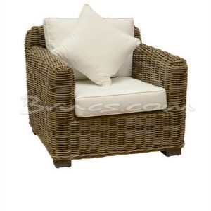 Sillón ocean kubu y mahogany c/cojín Sillón ocean kubu y mahogany c/cojín