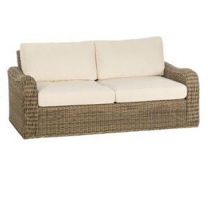 Sofá 2 plazas ferdinand kubu sintético c/ cojines