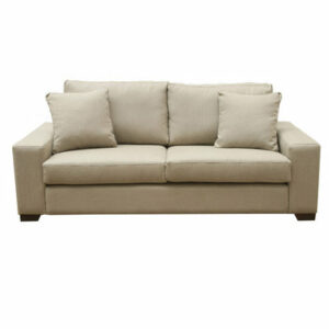 Sofá 3 pzas. claudia c/2 cojines tela cliente 13,0