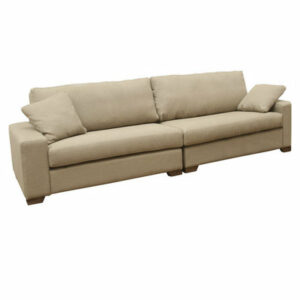 Sofá 4 pzas. claudia c/2 cojines tela cliente 15,0