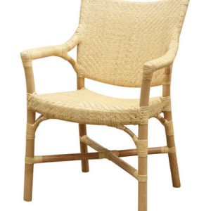 Silla con brazos lombok rattan natural Silla con brazos lombok rattan natural