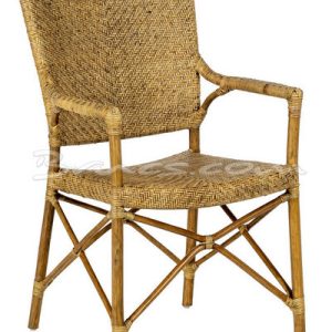 Silla con brazos uxia rattan antique Silla con brazos uxia rattan antique