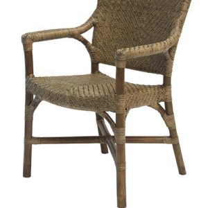Silla con brazos lombok rattan antique Silla con brazos lombok rattan antique