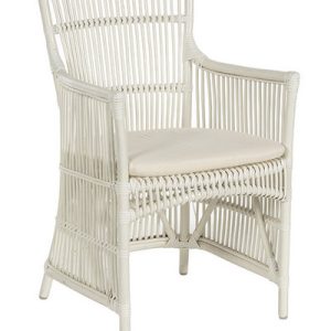 Silla con brazos muros rattan y tejido sintético b Silla con brazos muros rattan y tejido sintético b