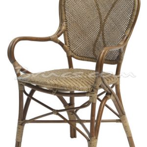 Silla con brazos gijón rattan color antique Silla con brazos gijón rattan color antique