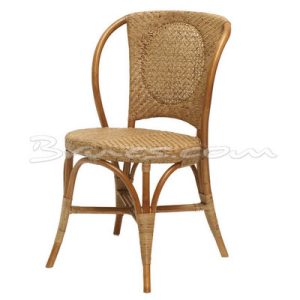 Silla sumba rattan dark-honey