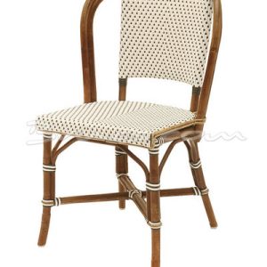 Silla clásica rattan y tejido sintético
