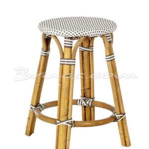 Taburete riviera md. rattan y tejido sintético Taburete riviera md. rattan y tejido sintético