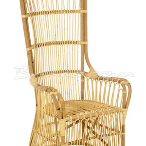Silla con brazos bocaray rattan y tejido natural