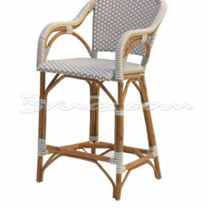 Taburete legazpi rattan y tejido sintético