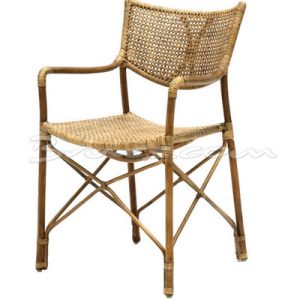 Silla con brazos sabang rattan color miel Silla con brazos sabang rattan color miel