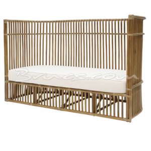 Sofá mindoro rattan color miel c/ cojín asiento Sofá mindoro rattan color miel c/ cojín asiento